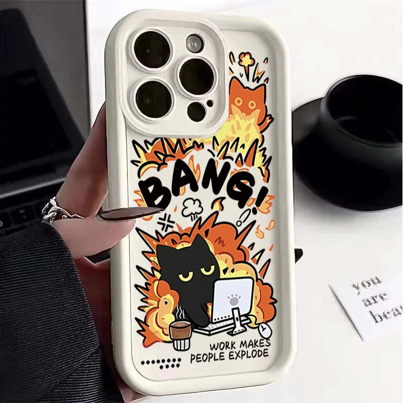 Funny Bang Cat Matte TPU Phone Case For Xiaomi 15T 14T POCO X8 Pro Max X7 X3 X5 X6 F5 F3 X5 F7 M7 M3 M6 Pro F8 15 Ultra 5G Couqe