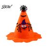Cute Dark Style Holiday Headwear Halloween Pumpkin Hat for Kids Adults, Funny Plush Portable Washable Witch Party Costume, Cosplay, Stage Performances