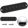 Lampa obrysowa 6 LED dymiona 12-24V  Biały Off-Road