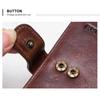 Men Crazy Horse Leather Wallet Clutch RFID Blocking Multi-Functional