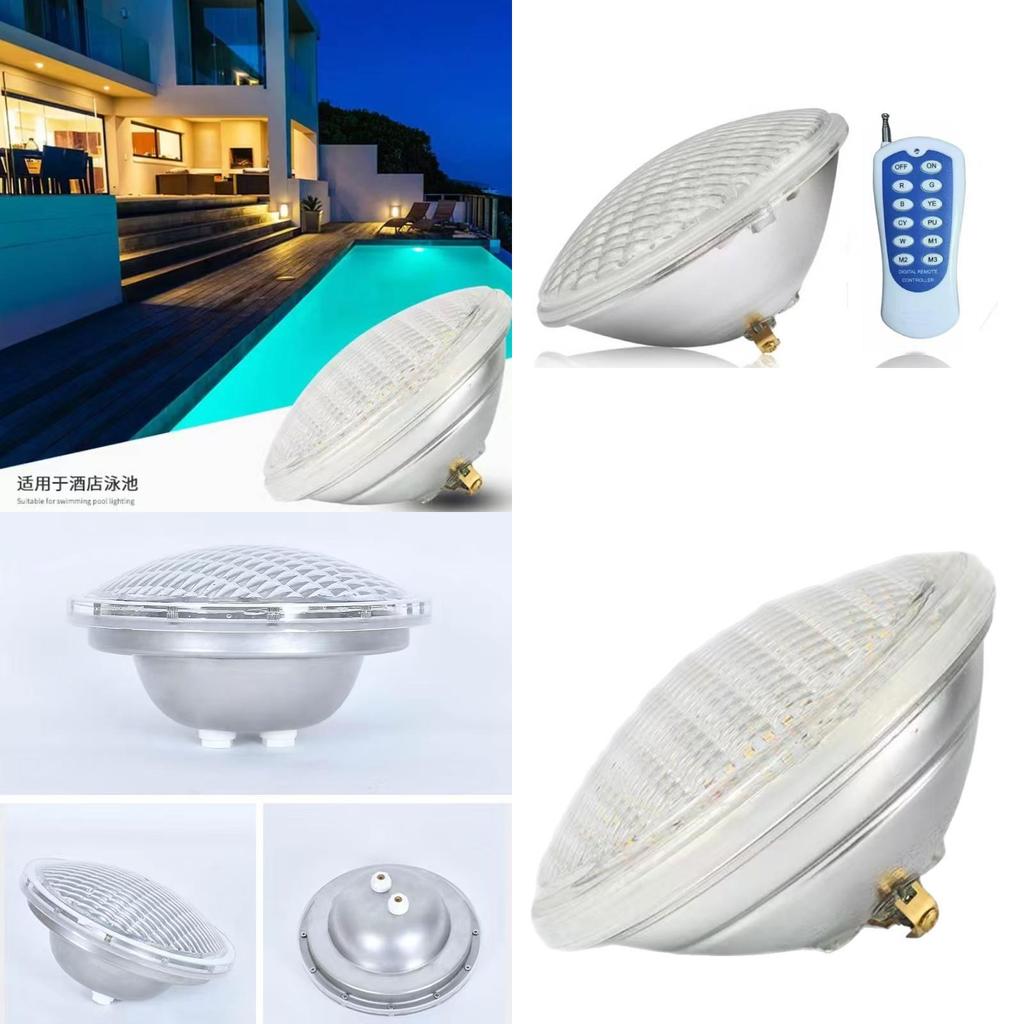 LED Poolleuchte mit Fernbedienung Unterwasserscheinwerfer für Schwimmbecken Wasserspiel