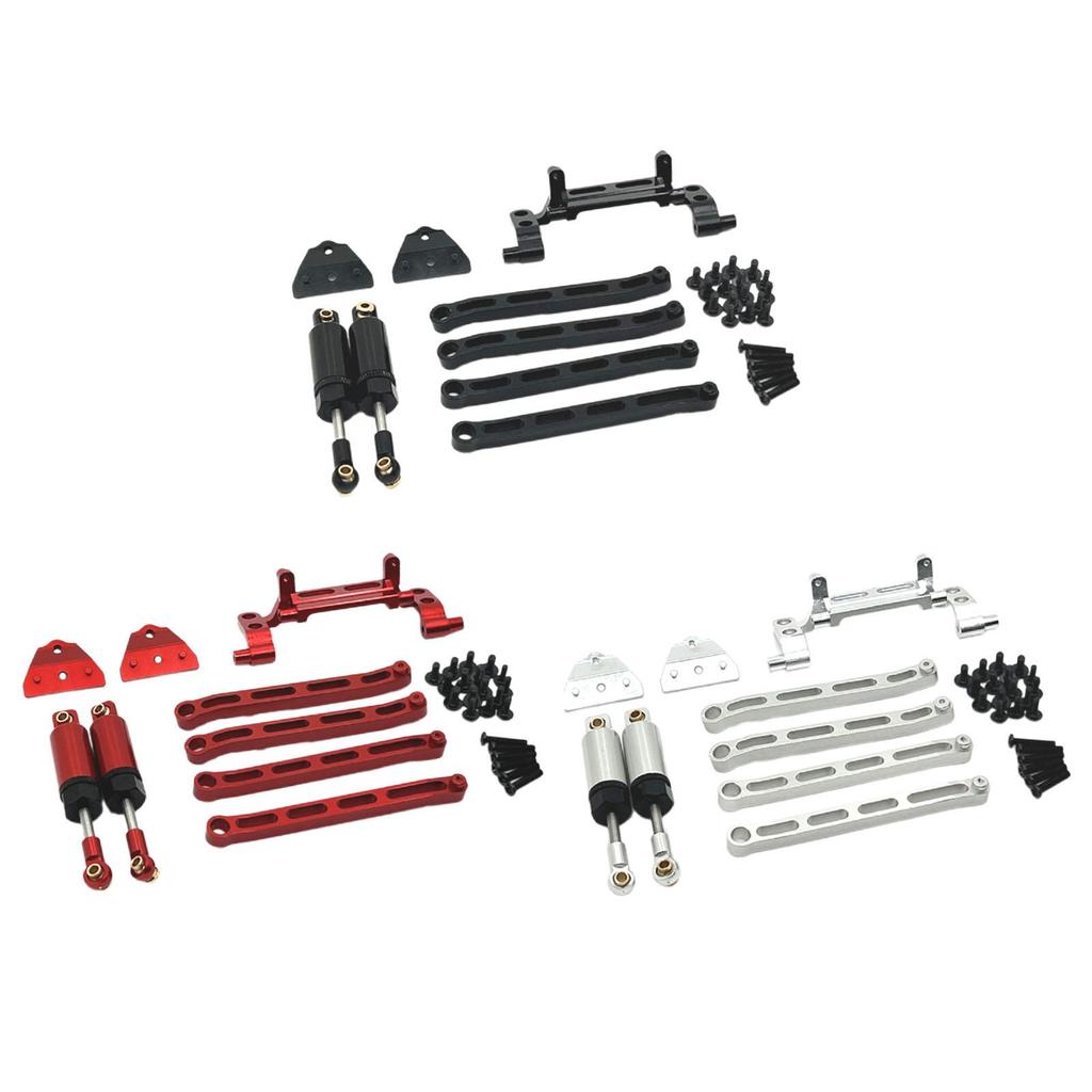 RC Shock Absorber Set Upgrades DIY Accessory Easy to Install Replacement RC Car Pull Rod for MN82 LC79 MN78 1/12 RC