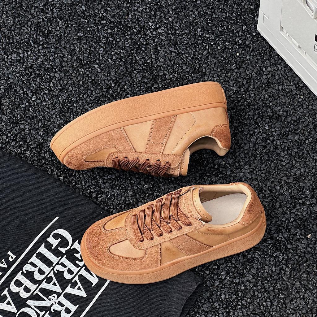 Platform-soled German training shoes for women's autumn new versatile polish sports and leisure board shoes Forrest Gump shoes for women