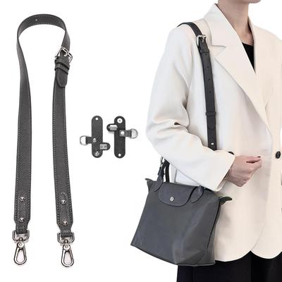 Crossbody taška s nastavitelným ramenním popruhem, krátkou rukojetí a širokým popruhem