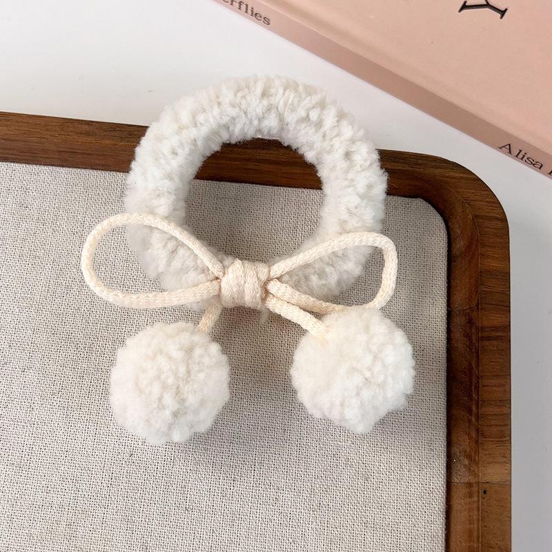 Cat Ears Plush Elastic Hair Bands Cute Hair Rope Ties Girls Barrettes Children Kawaii Headwear Headwear Kids Hair Accessorie