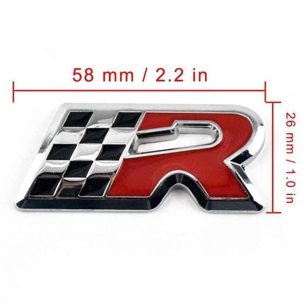 Emblemat Odznaka Naklejka Samochodowa dla Leon Cupra 2010 Odznaka R