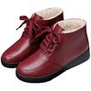 Winter velvet cotton shoes warm casual non-slip thickened medium cotton shoes high top non-slip grandma shoes