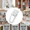20 Pezzi Plastica Binario Tenda Scivolo Sostituzione Ganci Tenda Pieghevole Scorrevoli Accessori Binario Tenda Moderni Durevoli