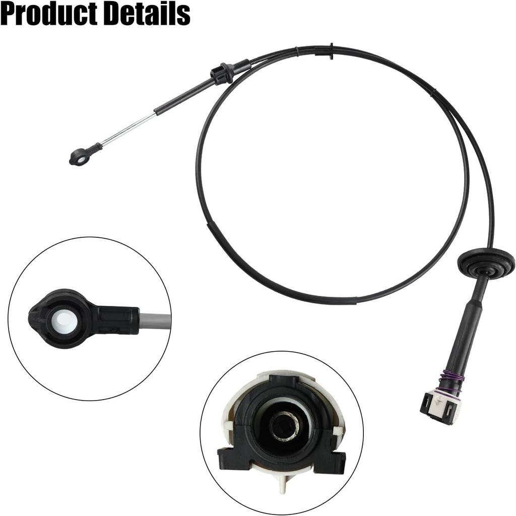 Automatic Transmission Gear Shifter Cable Replacement For 12477640 Compatible With 1999-2007 Chevy Silverado GMC Sierra 1500 2500 3500 Classic