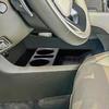 Center Console Organizer 2PCS For 2025 Hyundai Santa Fe Lower Cup Holder Armrest Storage Box Center Console Tray ABS Accessories