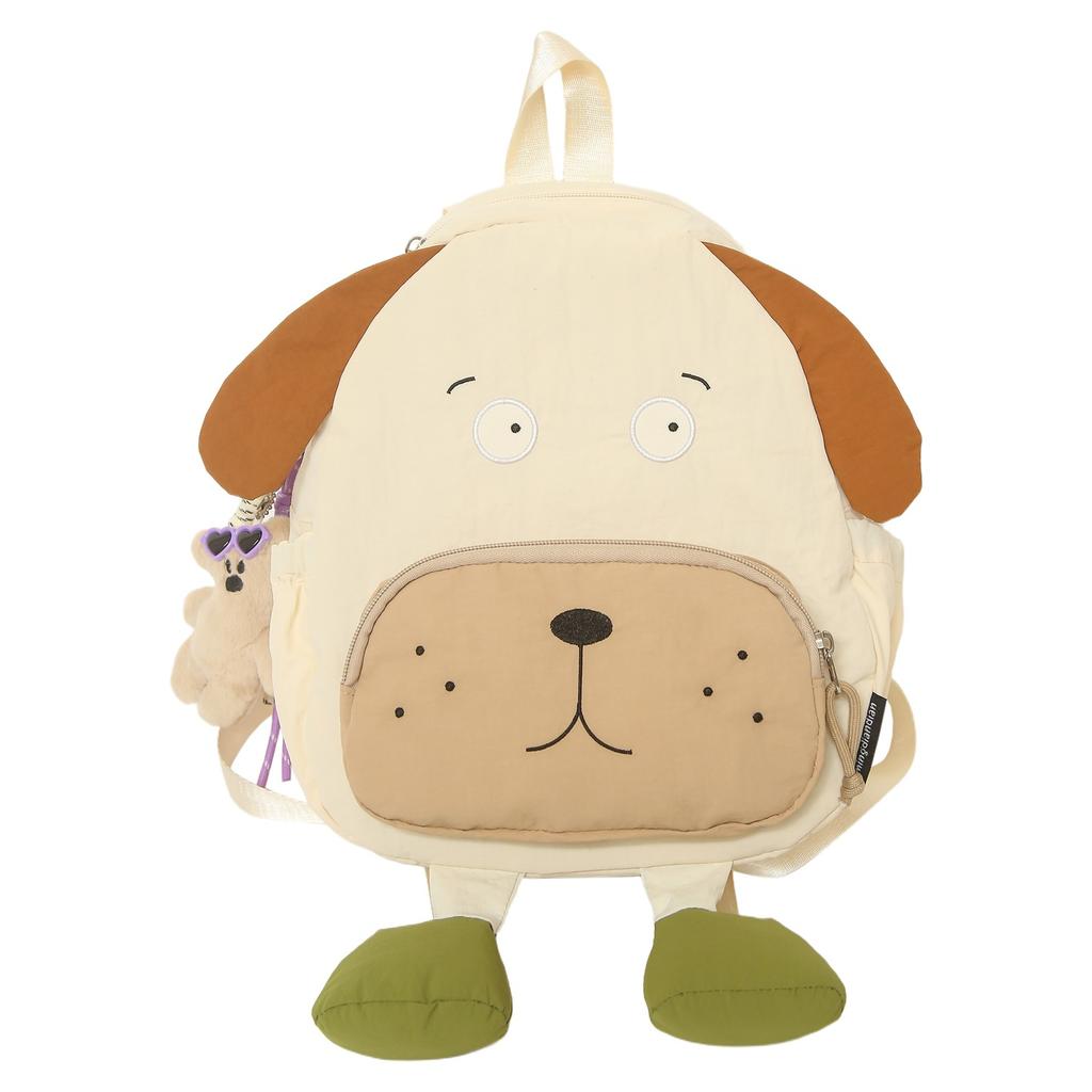 Schoolbag Korean version ins New high-value funny silly puppy backpack 1st-1st grade light travel large-capacity backpack