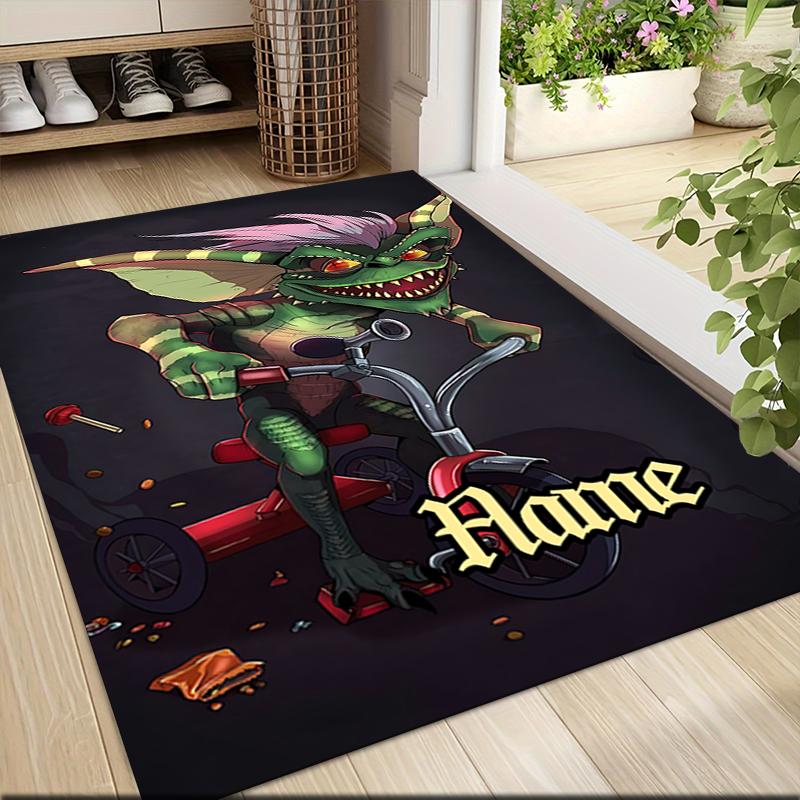 Custom Name Gizmo Gremlins Carpet Rug Customizable Soft Washable Anti-Slip Home Living Room Sofa Mats Personalized Rug. 0909112