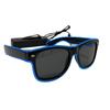 Glowing glasses LED gadget party funny blue frames St. Andrew's Day