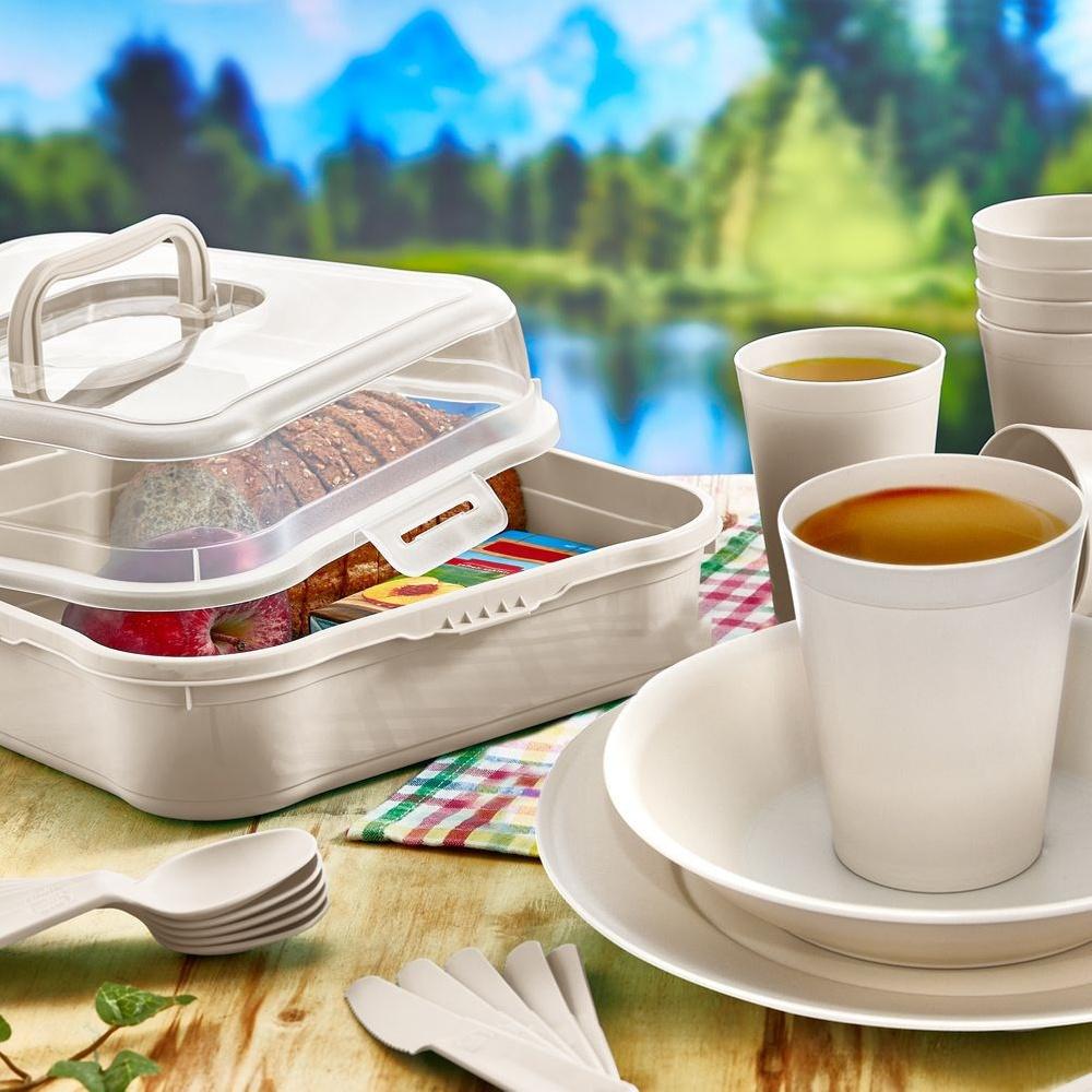 Plastic picnic set 13 pieces