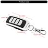 Set of 4 Wireless Remote Controls Plastic Wireless Remote Controllers Remote Control Openers Upgrades for Garage Door