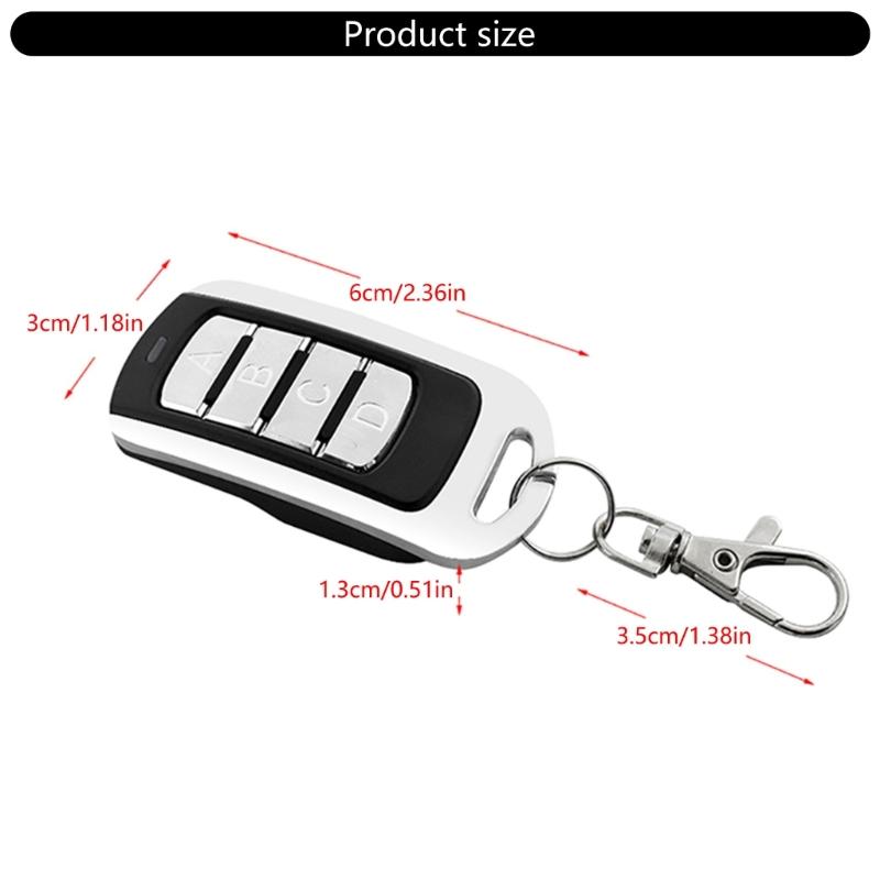 Set of 4 Wireless Remote Controls Plastic Wireless Remote Controllers Remote Control Openers Upgrades for Garage Door