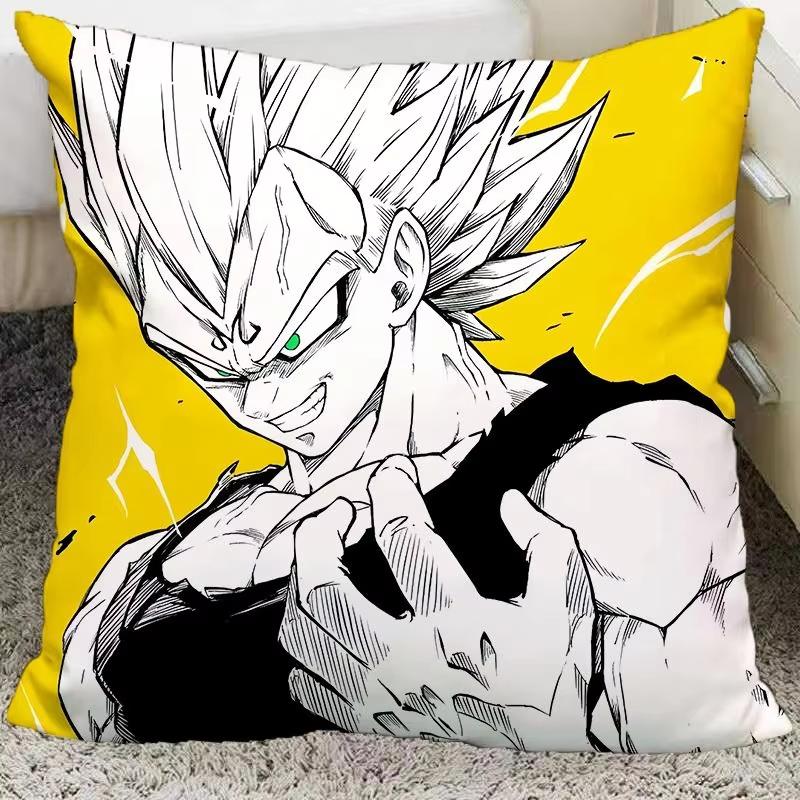 Dragon Ball Anime Cosplay Pillow Covers Decorative Home Double-Sided Print Square Pillow Living Room Decoration Pillowcase Gift