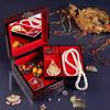 Vintage Chinese Lacquer Jewelry Box Han Pattern Classical Wooden Gift Box Luxury Storage