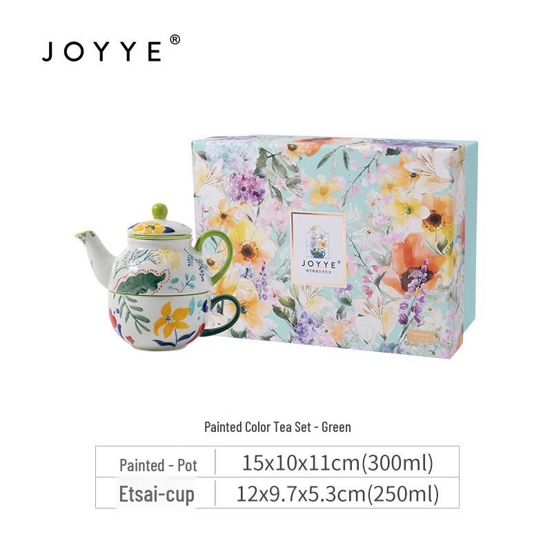 JOYYE Painted Ceramic Tea Set
