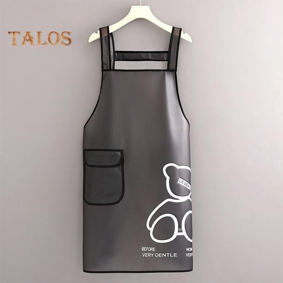 Фартук шеф-повара Прозрачный против пятен ТПУ Классический фартук с ремешком для легкой — фото 3