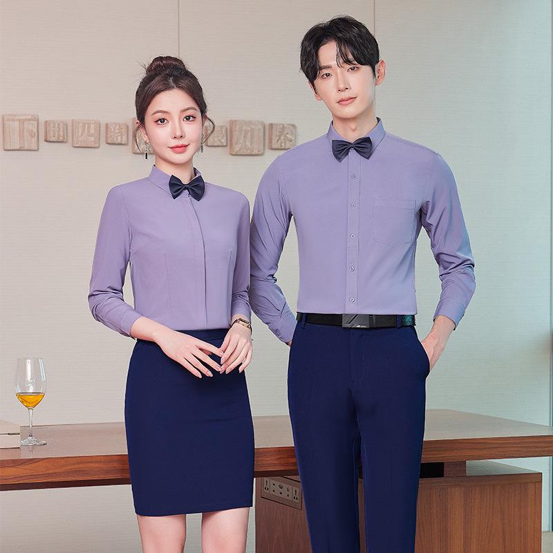 

Unisex Professional Workwear for Hotel, Bar, KTV, and Reception Staff L