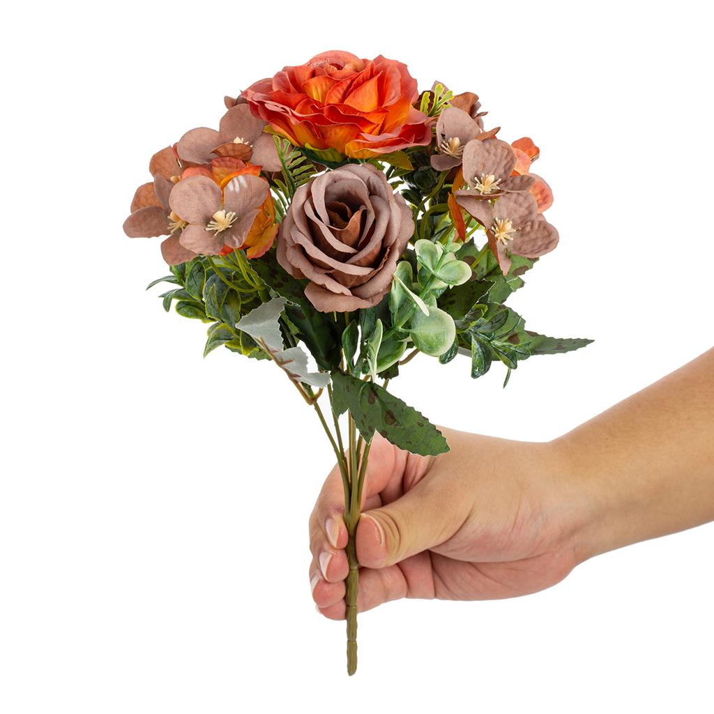 Artificial Flower Silk Hydrangea Rose Festival Outdoor Garden Wedding Bride Bouquet Vase Holiday Party Diy Gift Stage Props
