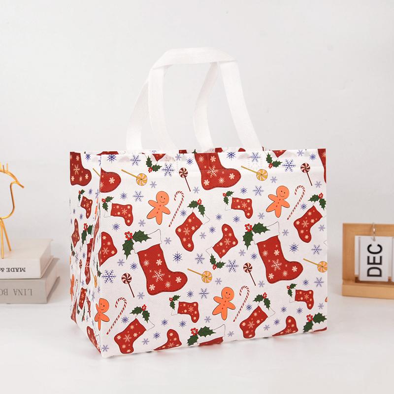 Christmas Gift Bag Santa Claus Snowman Candy Gift Packaging Bag 2025 Merry Christmas Party Home Decor Navidad Noel 2025 New Year