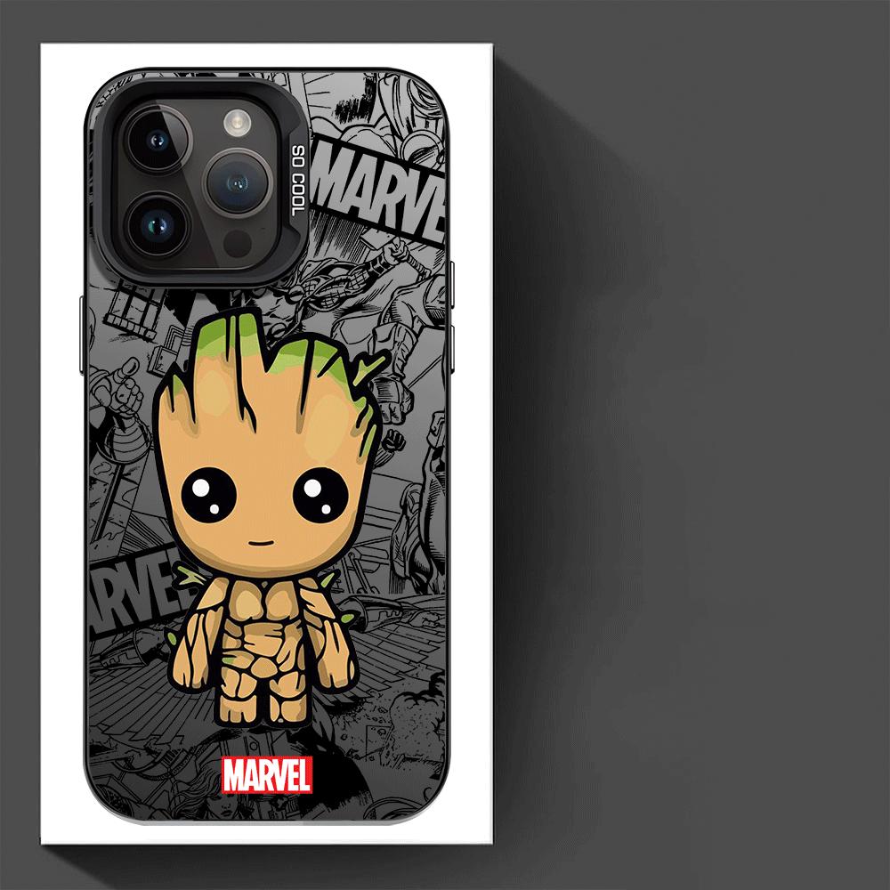 

Чохол для телефону Marvel Людина-павук Грут для iPhone 15 Pro Max 12 Pro X 11 13 14 Plus XS Max XR 14 Модний м який силіконовий чохол з ТПУ for iPhone XS Max