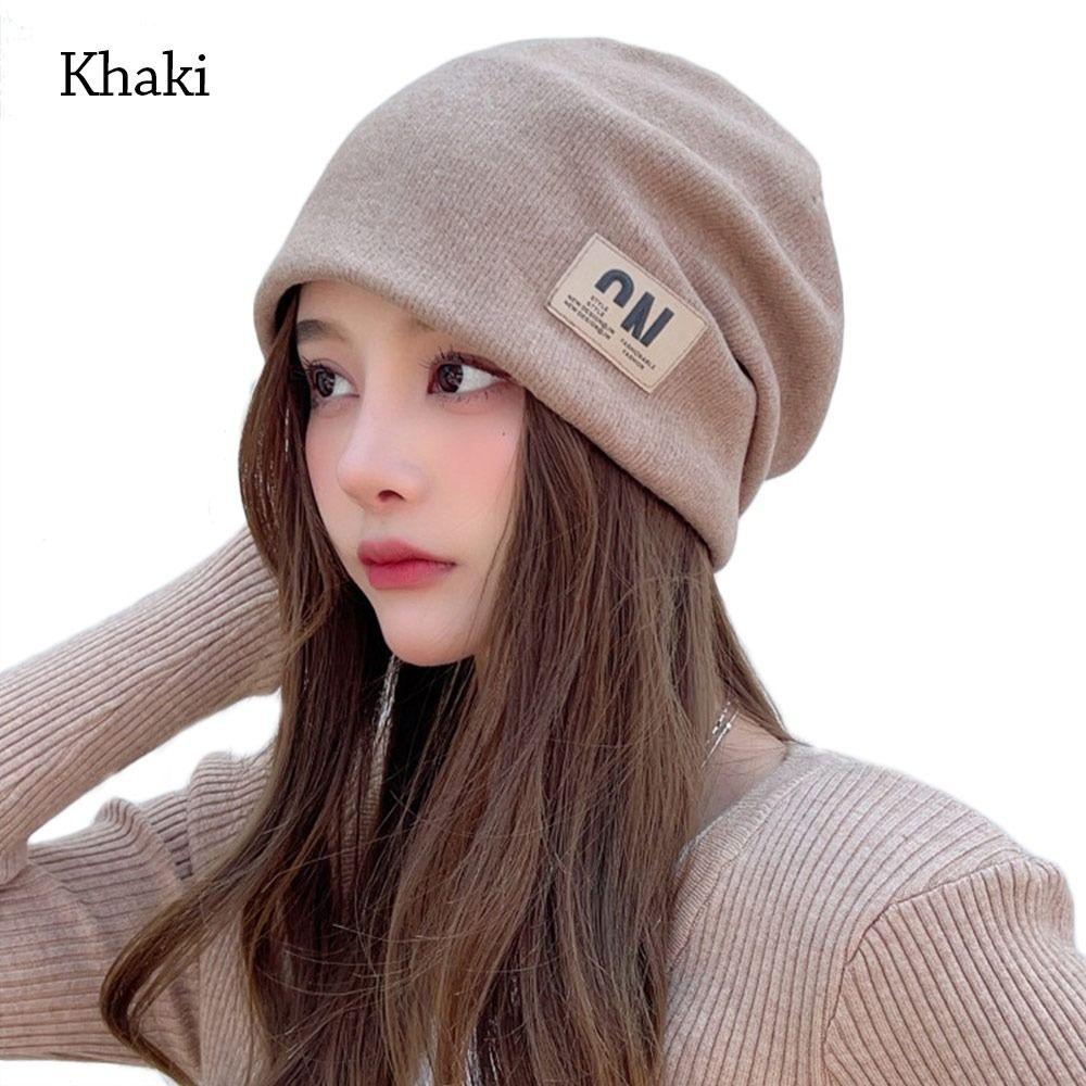 

Ear Protection Winter Hats Thickened Knitted Hat Casual Beanie Caps for Men Women хакі