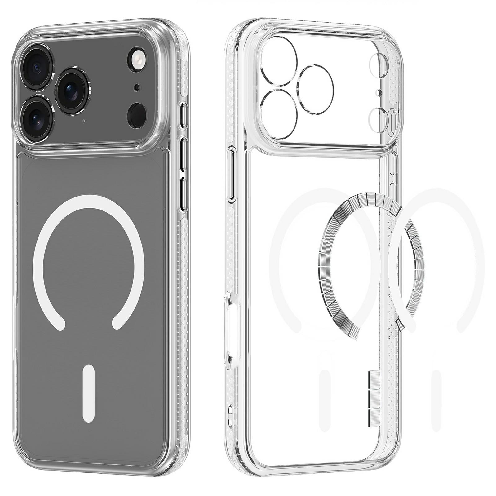 

DUX DUCIS Clin Series for iPhone 17 Pro Max Case PC+TPU Clear Magnetic Phone Cover Compatible with MagSafe A