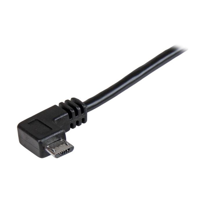 Cabo USB para Micro USB em ângulo reto de 50 cm - STARTECH - Blindado - Carregamento rápido