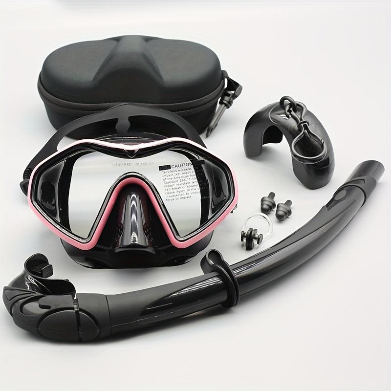 Professional Adult Silicone Waterproof Diving Mask Diving Mirror Anti Fog Floating Diving Set Large Frame Deep Set