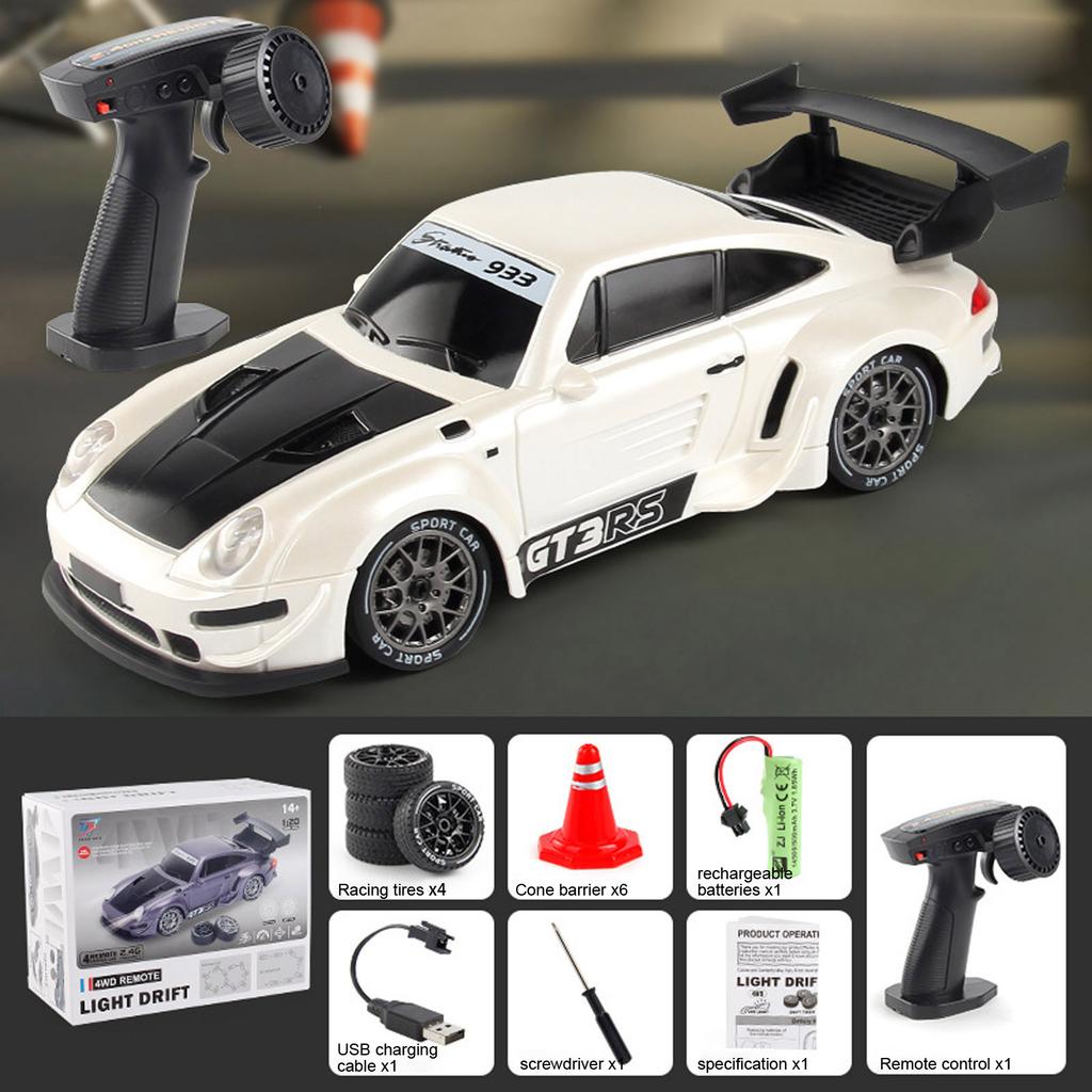 Children's Racing Remote Control Racing Car Four-wheel Drive Half-scale High-speed Drift Car Boy Remote Control Car Toy
