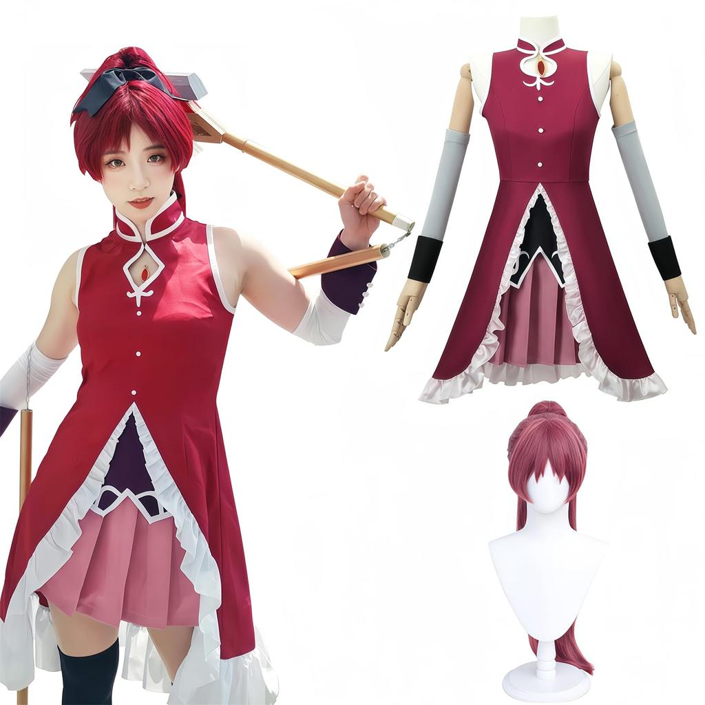 Madoka Magica Cosplay Sakura Kyoko Cosplay Costume Sakura Kyoko Cosplay Puella Magi Madoka Magica Adult Cultural Festival Event Costume Puella Magi