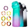 650ml Fruchtige Wasserflasche mit 7 Geschmacksrichtungen Trinkflaschen für Outdoor Fitness Geschmacks-Reisebecher für Schule Büro Umweltfreundlich Wiederverwendbar Auslaufsicherer Becher