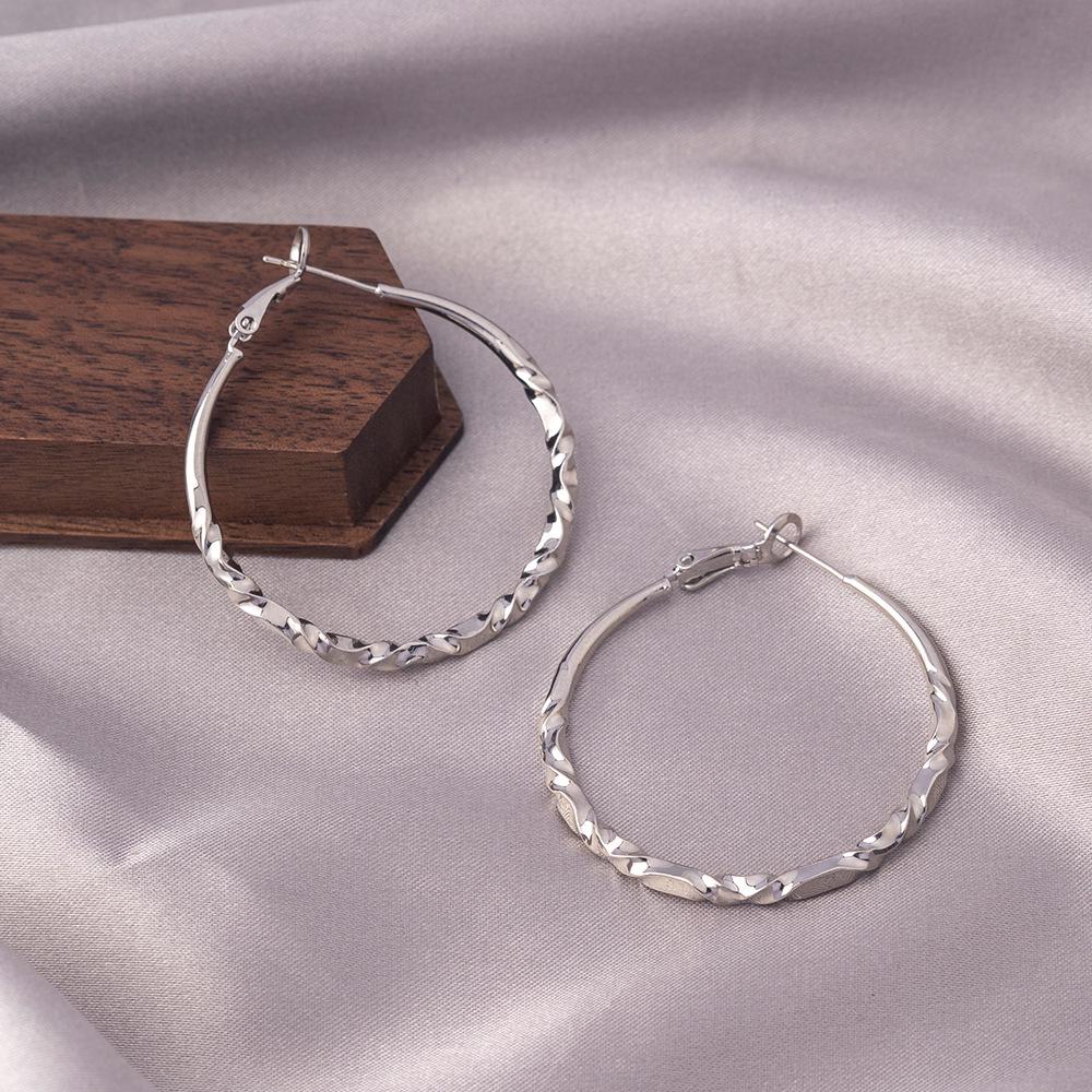 European American Style Luxury Stud Earrings: Elegant Cross-border Niche Hoops, Versatile Celebrity-inspired Accessories