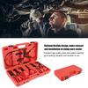 9pcs Flexible Hose Clamp Clip Plier Set Safe Durable Clamp with Swivel Jaw Flat Angled Band for Automotive Repair Tools