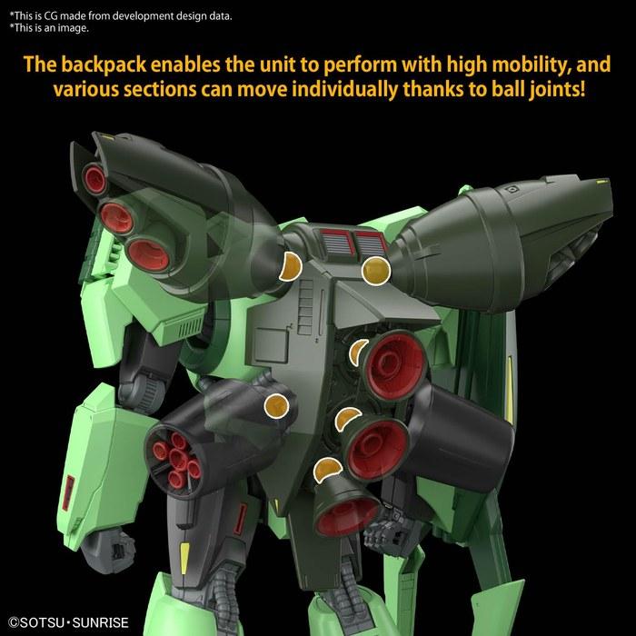 Bandai SPIRITS HG Mobile Suit Z Gundam Borinoq Saman 1/144 Scale Multicolor Model Kit 29.8 Cm X 11 Cm X 18.8 Cm