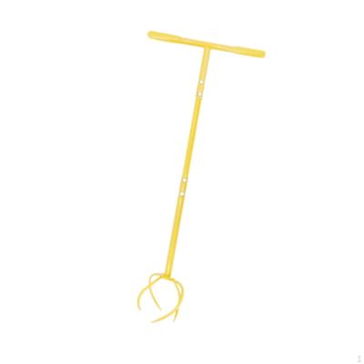 Garten Klaue Manuelle Grubber Boden Grabber 39 zoll Lange Vielseitig T Griff Drehen Werkzeug Rasen