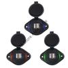X7JF Safe Double USB Car QC18W Fast for 12-24V Vehicles Featuring Overheat Protections Waterproof Cover