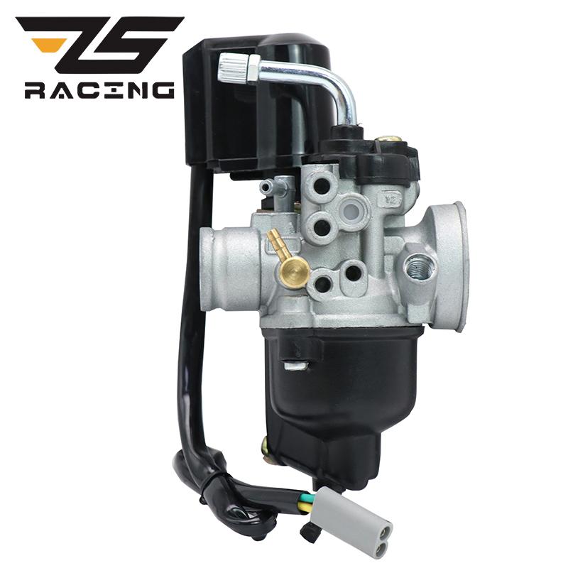 ZS Racing Motorcykelförgasare Dellorto PHVA 12 QD med E-choke för Piaggio Gilera