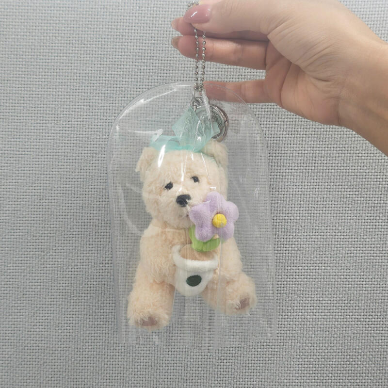 PVC Doll Keychain Contamination-Proof Protective Cover Case (2 Pack)