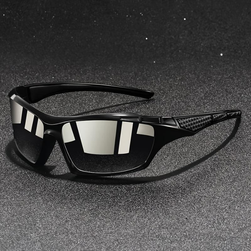 Sunglasses Outdoor Sports Driving Camping Hiking Fishing Goggles Unisex Classic Cycling Sports Glasses черный серый