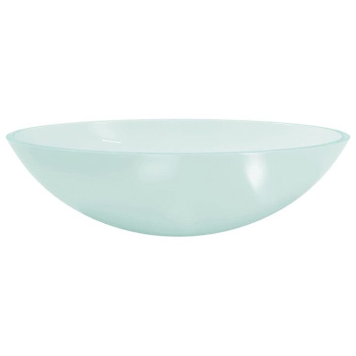 VidaXL Countertop Washbasin Toilet Sink Hand Basin Bathroom Sink House Interior Glass 50x37x14 345243