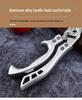 Heavy-Duty Stainless Steel Chicken Bone Scissors with Aluminum Handle, Multipurpose Kitchen and Household Use