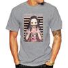 New Kamado Nezuko T Shirts Men Cotton Tshirts Demon Slayer Kimetsu No Yaiba Tanjirou Anime Manga Tee Shirt Fitness Shirt