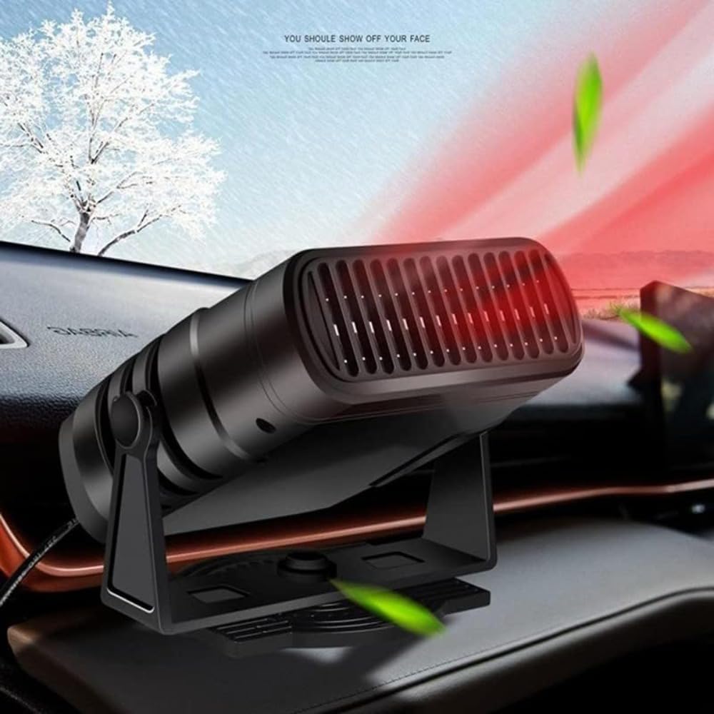 Xiraivke Car Fan Heater, Car Heater, 12 V, 120 W, Car Fan Heater, Portable