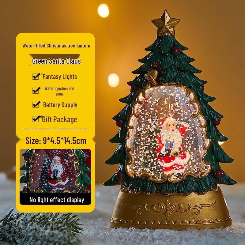 

Светящийся водяной фонарь «Рождественская елка» - Настольное украшение и декор для торгового центра