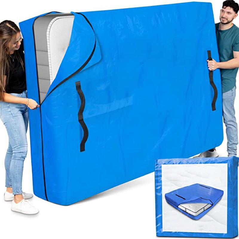 Wodoodporna Torba do Przechowywania Materaca Do Przeprowadzki i Przechowywania - Wielokrotnego Użytku Wytrzymała Torba na Materac Oxford Rozmiar Twin Full Queen King