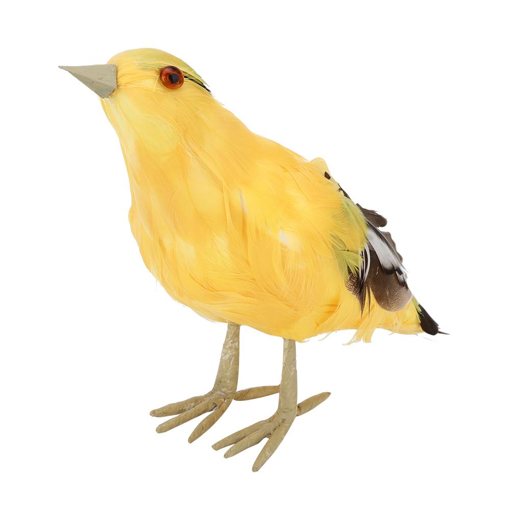Garden Artificial Feathered Animal Ornament Simulation Oriole Bird Model Art Outdoor Decor